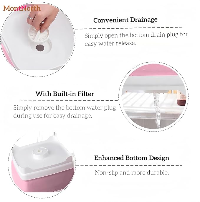 Collapsible Wash Basin 9L, Foldable Dish Tub - Image 6