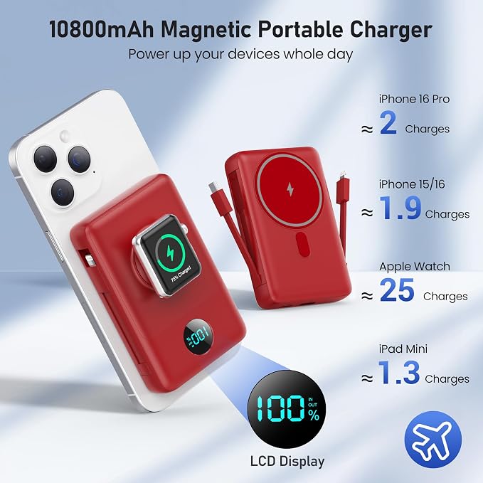 Magnetic Portable Charger for iPhone - Image 2