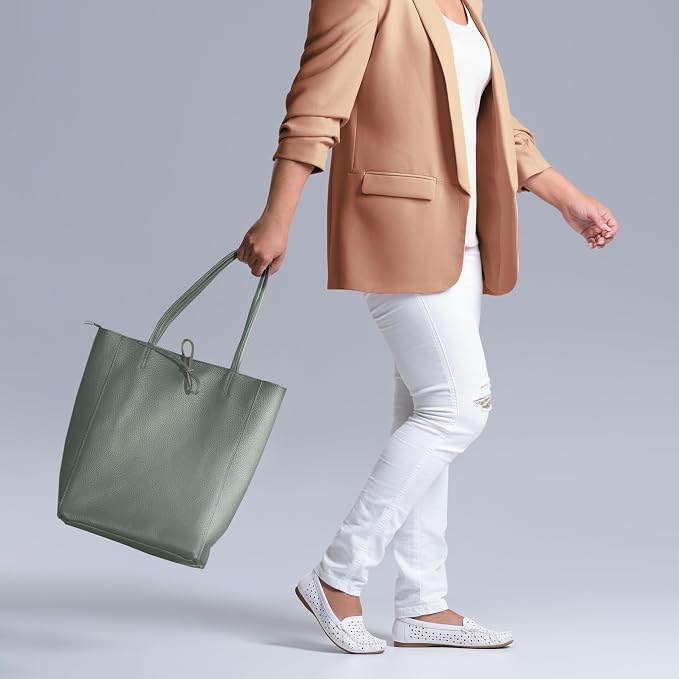 Italian Calf Leather Tote for Women - Image 7