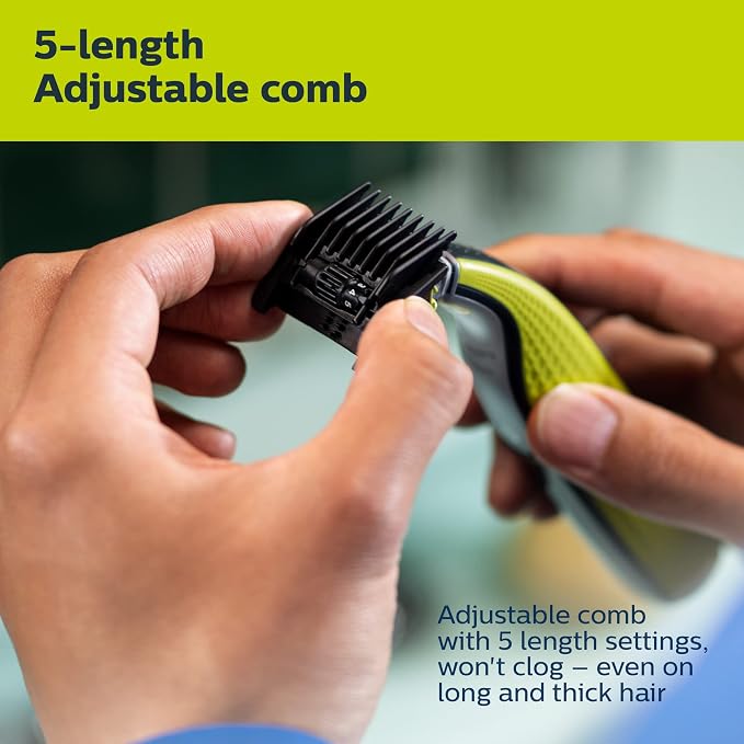 Bundle of Philips Norelco OneBlade 360 Face & Body Hybrid Electric Trimmer and - Image 7