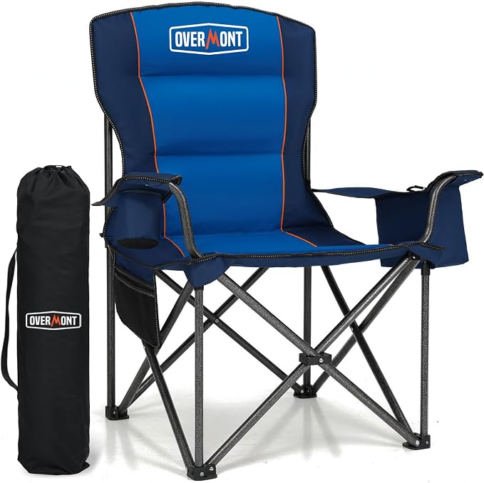 Overmont Oversized Folding Camping Chair by Overmont