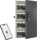 96 Key Lock Box Wall Mount, Key Cabinet Organizer use One Time Password by DiDiHere