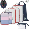 Cipway Compression Packing Cubes Mesh, Lightweight Luggage Organizer Bags by Cipway