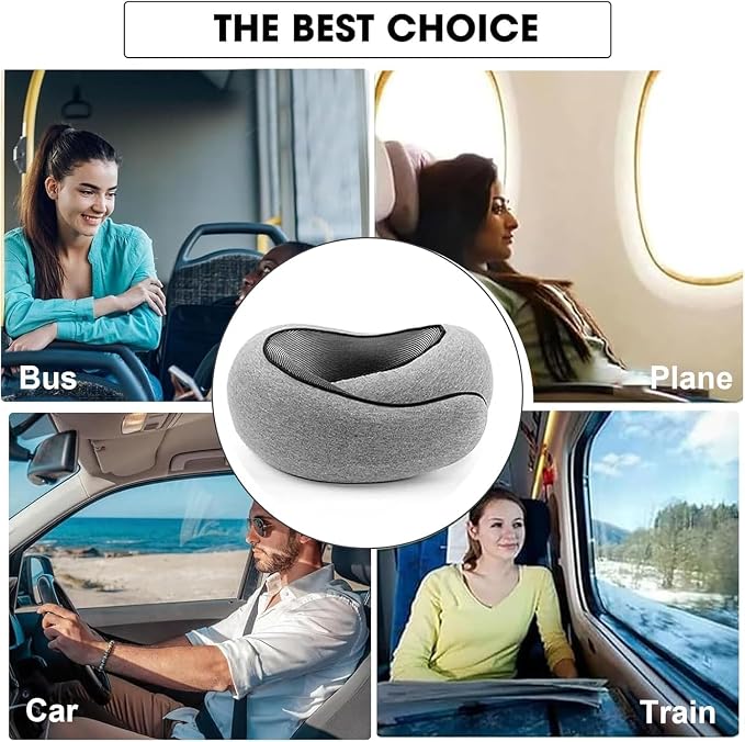 RURING Travel Pillows for Airplanes, Travel Neck Pillow Travel Pillow, Neck - Image 8