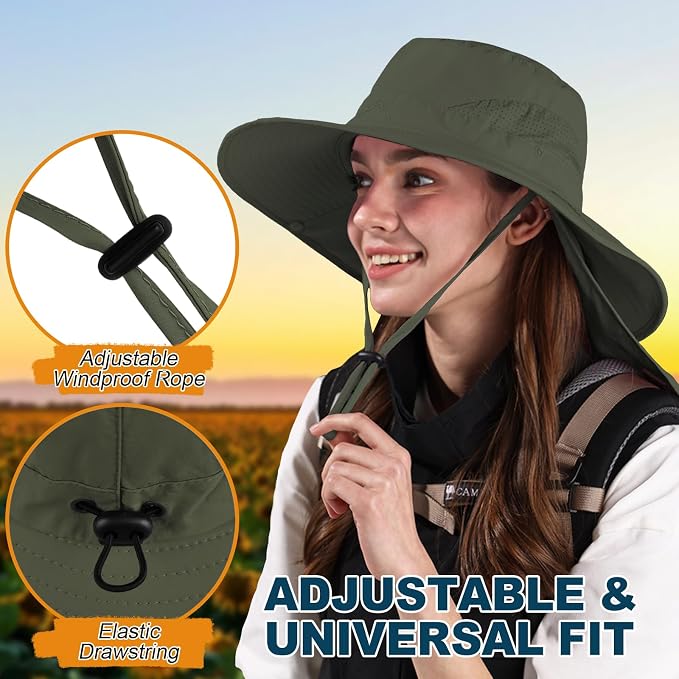 ZOORON Sun Hat for Men Women Fishing Hat - Image 5