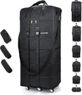 Expandable Foldable Luggage, Rolling Duffle Bag by Gloyuda