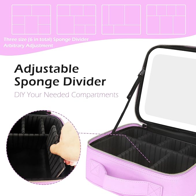 MOMIRA Travel Makeup Bag Cosmetic Bag Makeup Organizer Bag - Image 4
