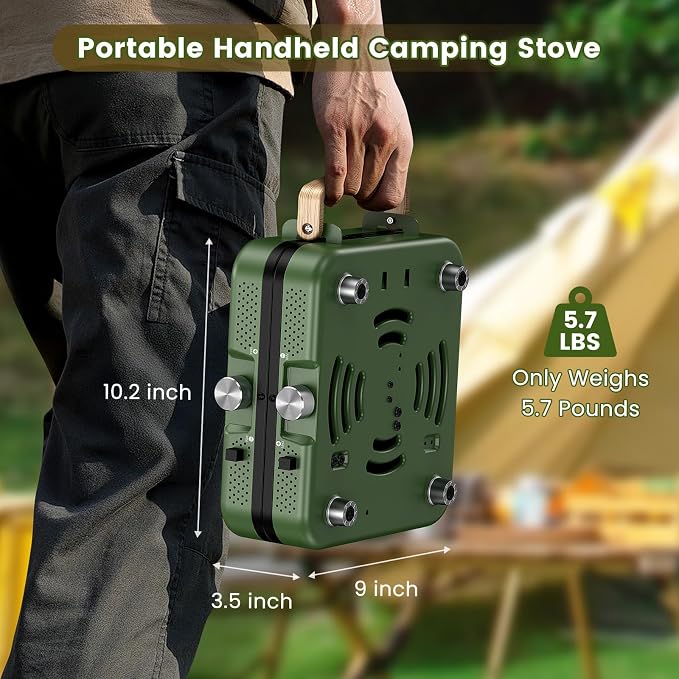 OGERY 2-Burner Foldable Camping Stove - Image 8