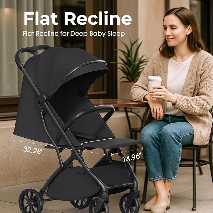 newyoo Lightweight Baby Travel Stroller, Compact Toddler Strollers w - Image 5