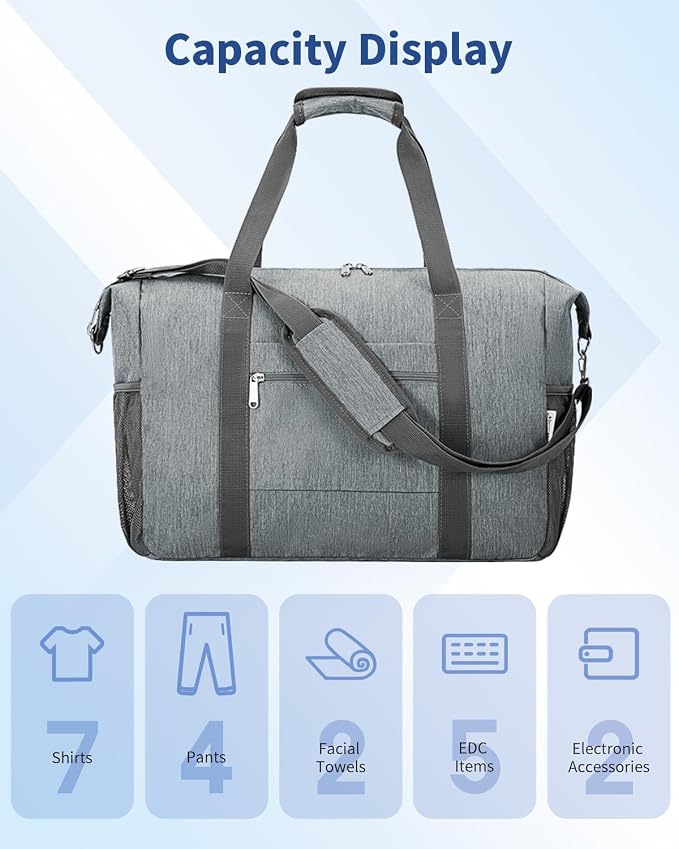 Narwey 18x14x8 Inches Travel Bag Spirit Airlines Frontier Personal Item Bag - Image 4