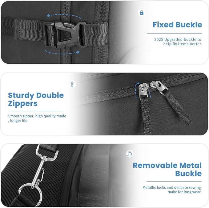 Travel Backpack for Men Women, Personal Item Travel Bag - Image 8