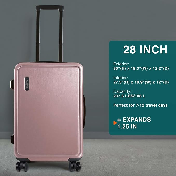 Luggage Sets 2 Piece, 24 Inch Suitcase and 28 Inch Luggage - Image 3