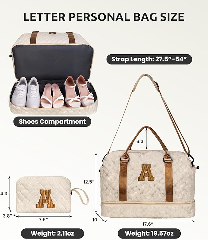 Gifts for Friends-Initial Duffle Bag - Image 2