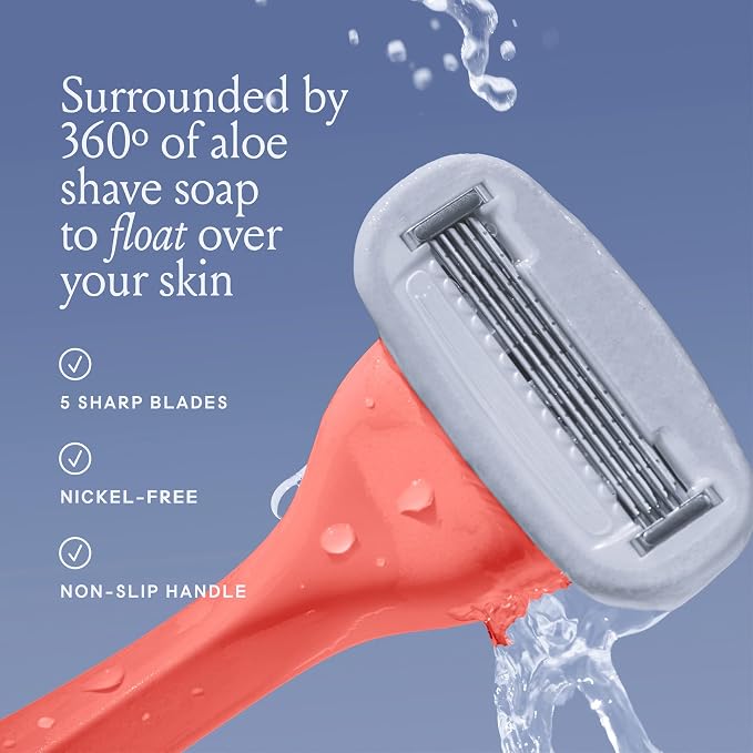 Billie Razors for Women Shave Kit – Women’s Razor + 4 x 5-Blade Razor Refills + - Image 3