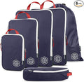 Large Compression Packing Cubes 6 Piece Set by TRIPPEDTravelGear