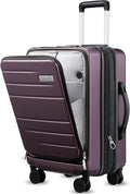 LUGGEX Carry On Luggage 22x14x9 Airline Approved, Expandable Polycarbonate by LuggeXLUGGAGE
