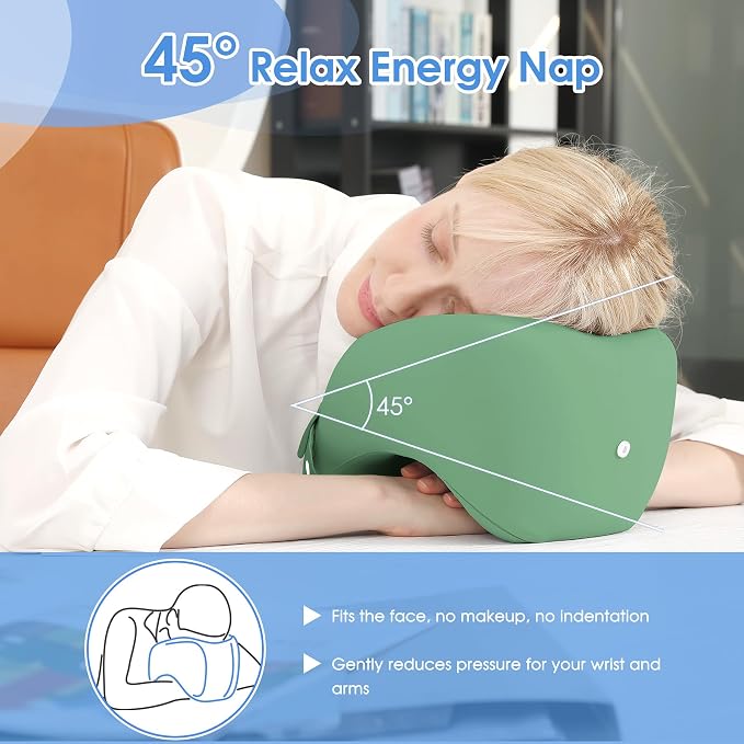 Travel Neck Pillow, Memory Foam Travel Pillow, Includes 3D Eye Masks, and - Image 3