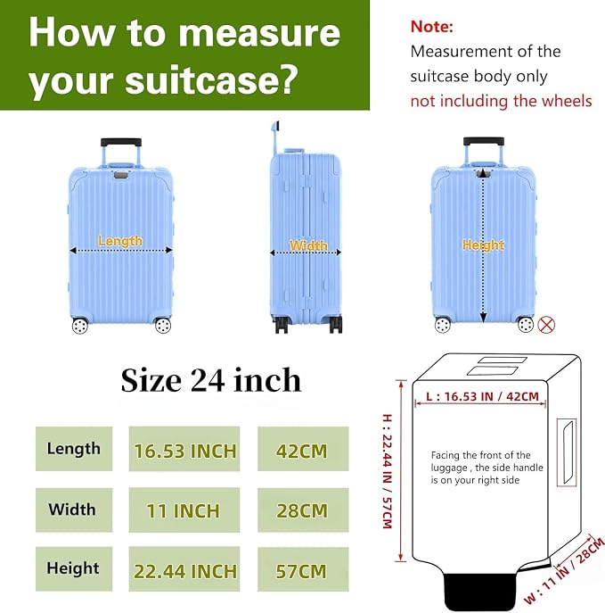 Suitcase Covers Clear Luggage Cover - Image 2