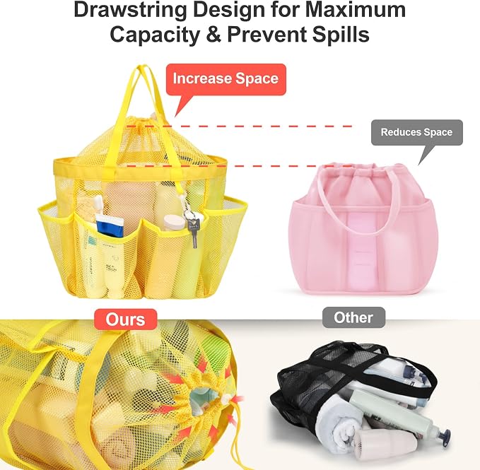 F-color Mesh Shower Caddy Portable - Image 3
