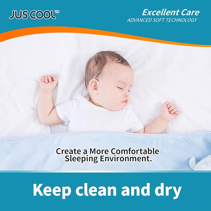 JUS COOL Baby Disposable Changing Pads, 18”x 24” Underpads Portable Diaper - Image 5