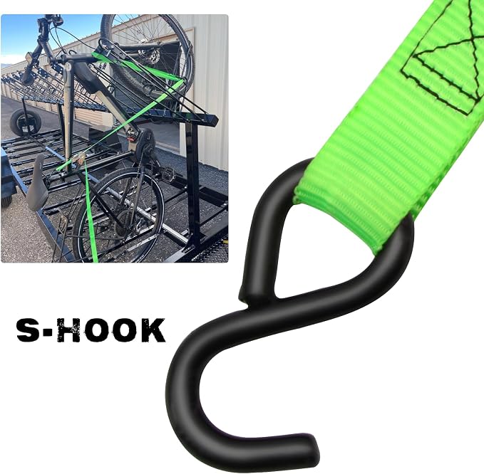 XSTRAP STANDARD Ratchet Tie Down Straps 4 Pk 10 Ft- 300 Lbs Load Cap- 900 Lbs - Image 3