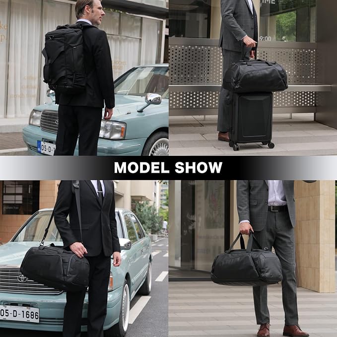 40L Travel Duffle Bag, 4-in-1 Large Gym Bag - Image 7