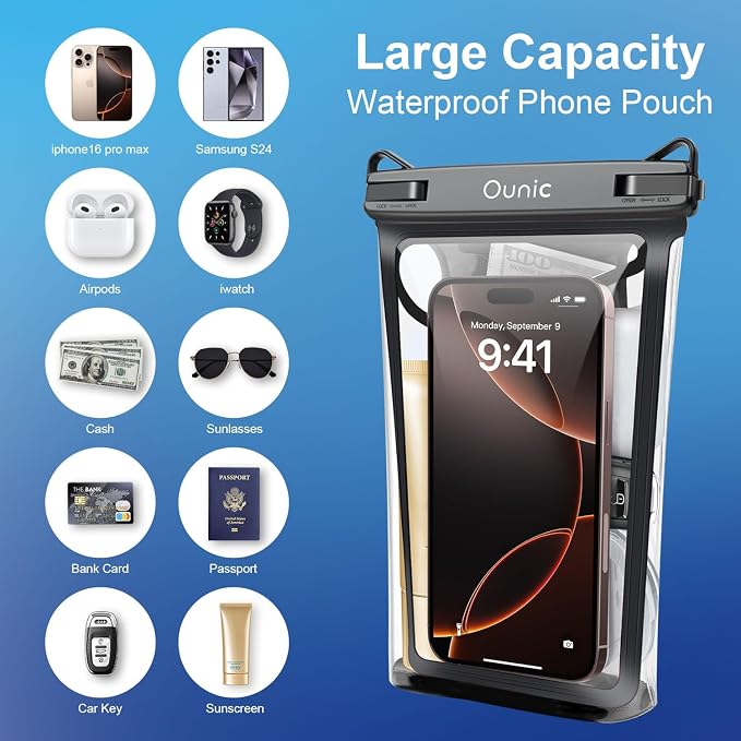 Large Waterproof Phone Pouch, Floating Waterproof Pouch - Image 2