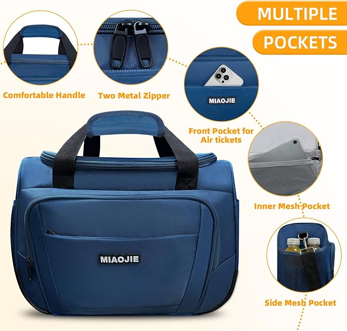 Underseat Carry On Luggage Lightweight Travel Tote Weekender Bag Overnight - Image 2