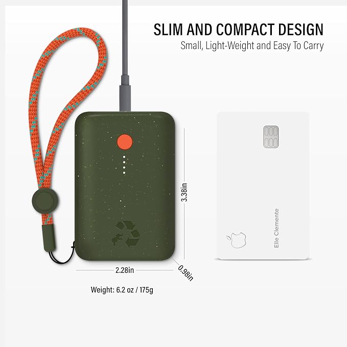 Nimble Champ Portable Charger, 000mAh Power Bank Fast Charging, 20W Dual USB-C - Image 5