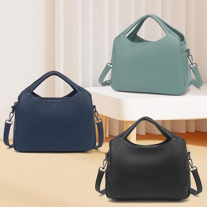 KOGTLA Genuine Leather Purses for Women, Crossbody Shoulder Bags - Image 7