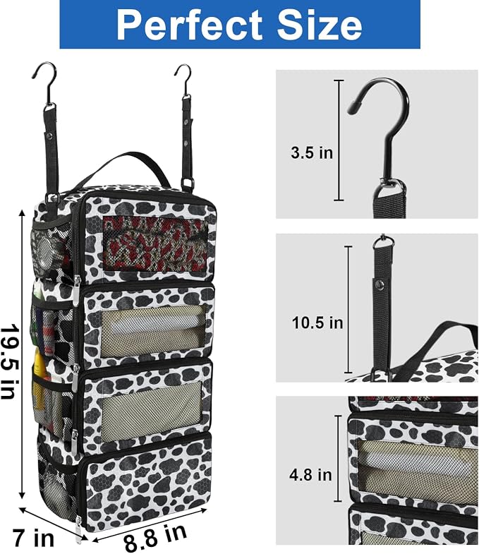 Suitcase Organizer, Travel Luggage Organizer Portable Hanging Travel Shelves - Image 4