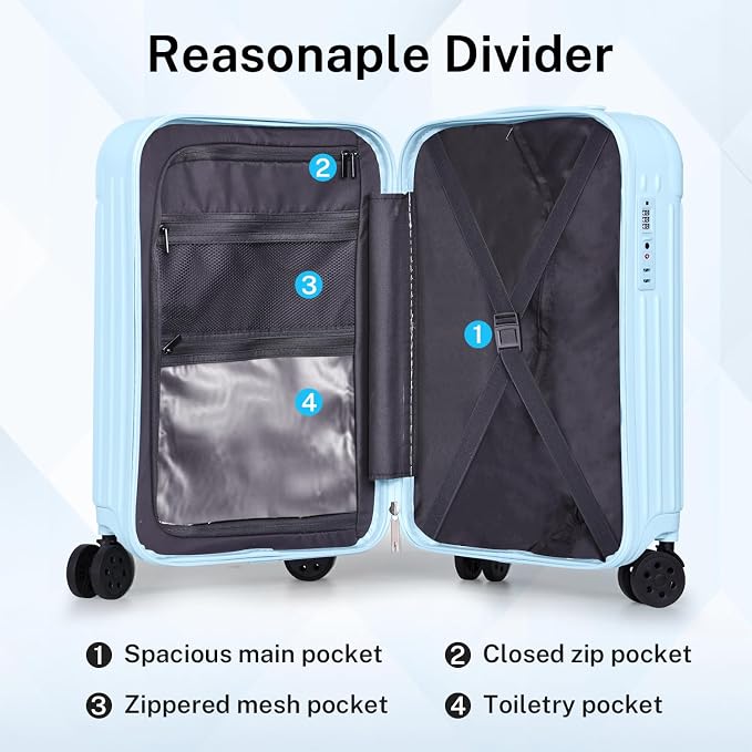 Krute Luggage 28 Inch Suitcase - Image 7