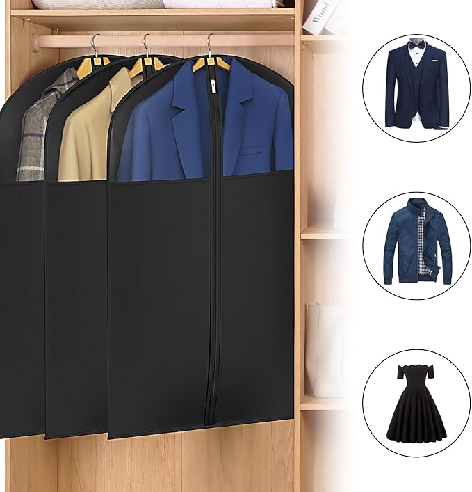 Univivi Garment Bag Suit Bag for Hanging Clothes - Image 4