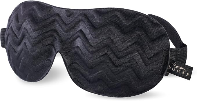 Bucky Ultralight Travel & Sleep Chevron Eye Mask, One Size by Bucky