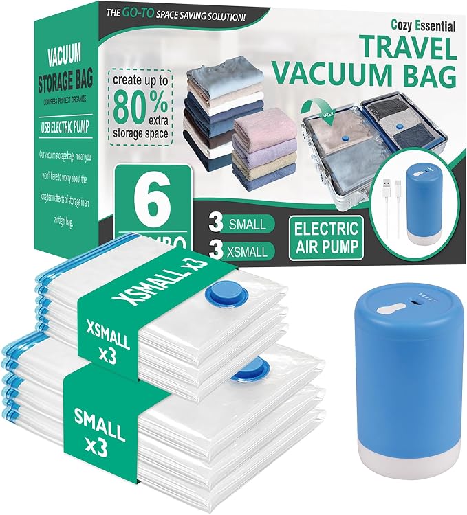 Cozy Essential Travel Vacuum Bags by CozyEssential