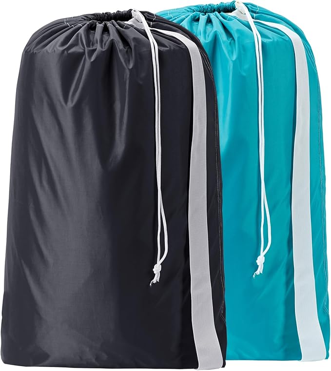 HOMEST 2 Pack XL Nylon Laundry Bag by HOMEST