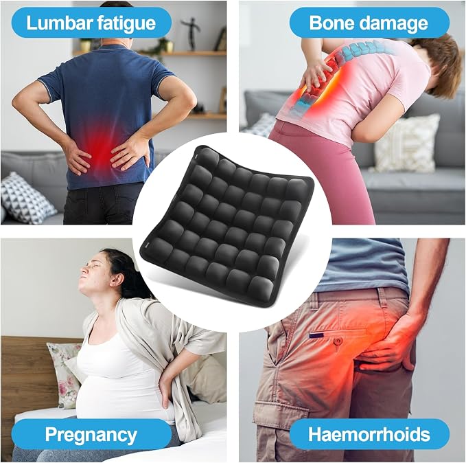 Travel Seat Cushion for Airplane – Inflatable 3D Air Cell Seat Cushions - Image 9