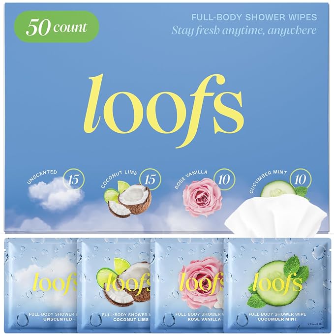 On-the-Go Body Cleansing Cloths by LOOFS
