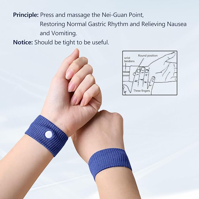 Motion Sickness Wristband, Anti-Nausea Acupressure Wrist Band - Image 3