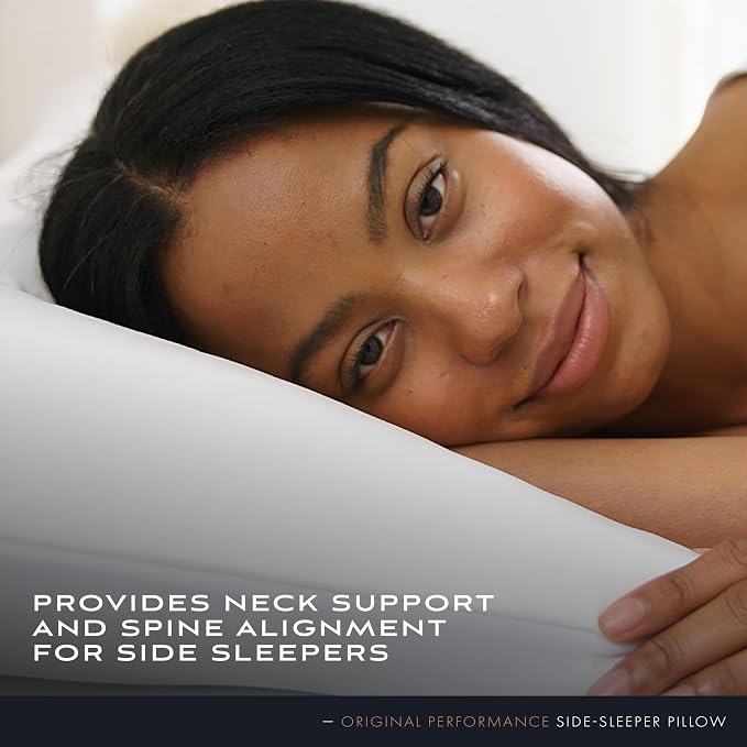 SHEEX Original Performance Down-Alternative Side Sleeper Pillow, Cooling Pillow - Image 4