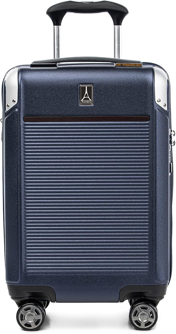Travelpro Platinum Elite Hardside Expandable Carry on Luggage, 8 Wheel Spinner by Travelpro