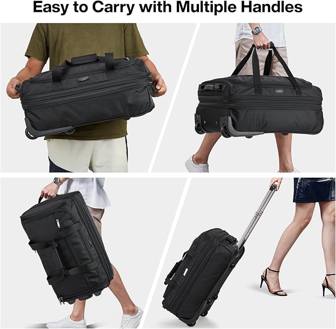Hanke Expandable Carry On Luggage Suitcases - Image 3