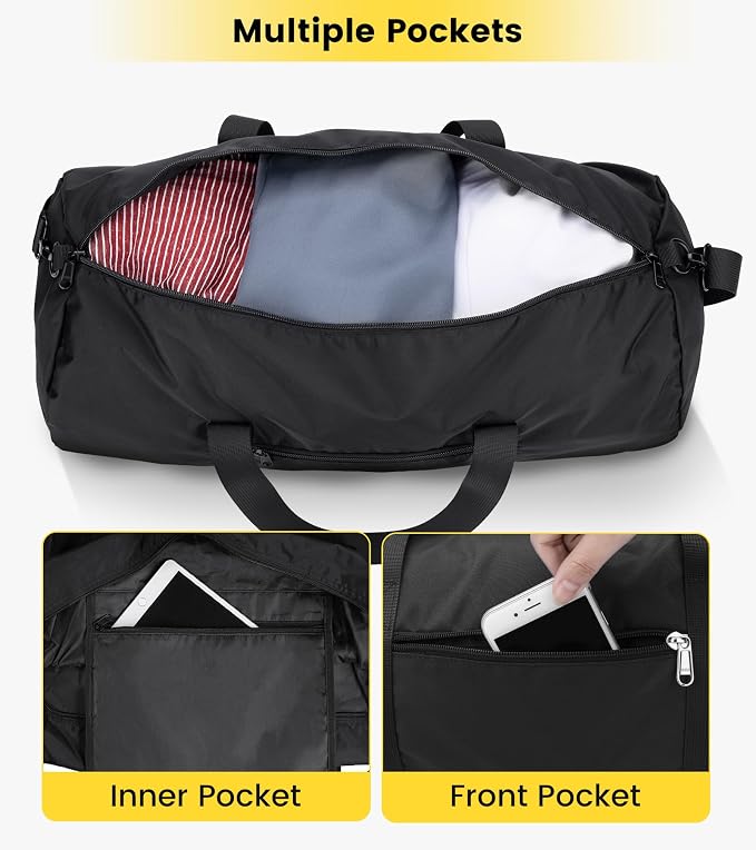 Vorspack Duffel Bag 20-24-28 Inches Foldable Gym Bag - Image 3