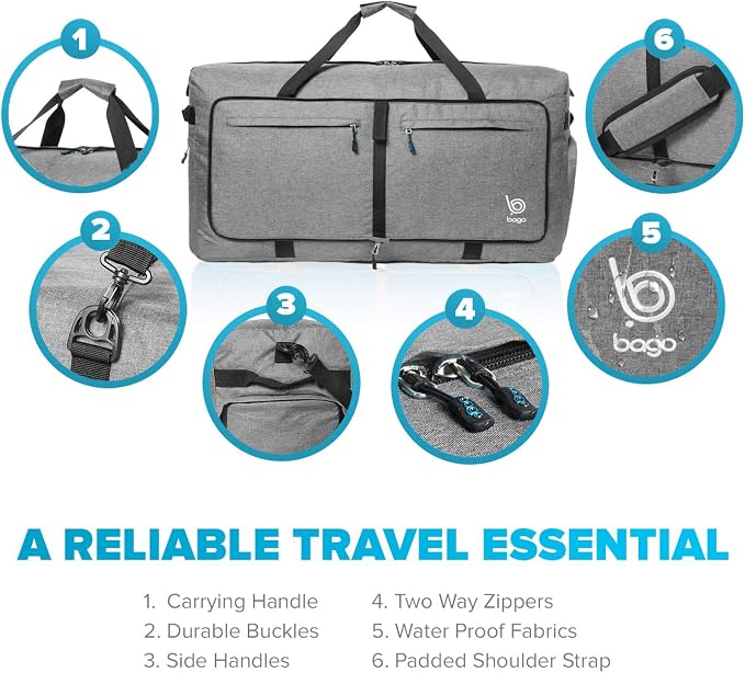 Bago Big XXL Foldable Duffel Bags - Image 4