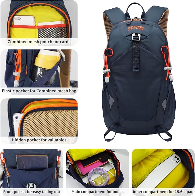 Small Hiking Backpack, 20L Lightweight Travel Backpacks - Image 5