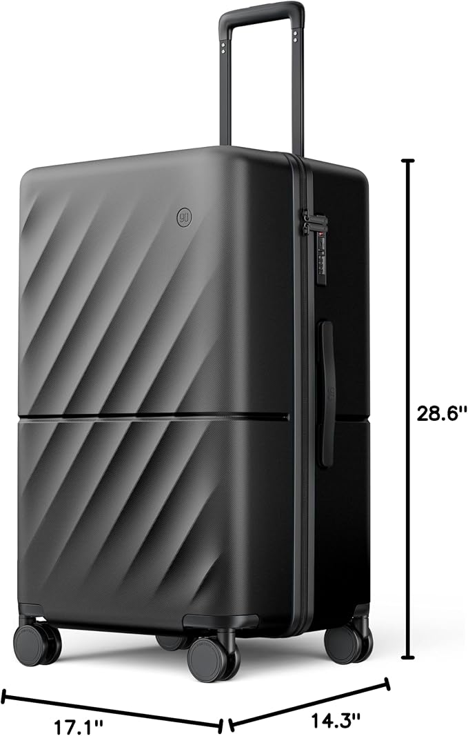 Trunk Luggage 26 Inch, Medium Checked Luggage - Image 10