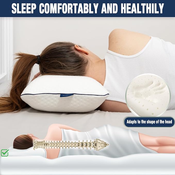 Travel & Camping Comfortable Memory Foam Pillow – Easy to Carry Portable Bag – - Image 5
