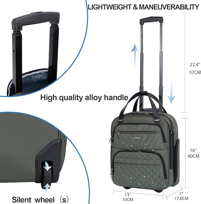 KROSER Carry On Underseat Multi-functional, 16-inch Underseater Lightweight - Image 3