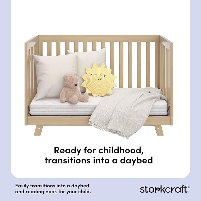 Storkcraft Beckett Grow-with-Me Convertible Crib – GREENGUARD Gold Certified - Image 6