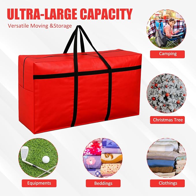 4 Pcs 66 Gallon Large Moving Bags - Image 4